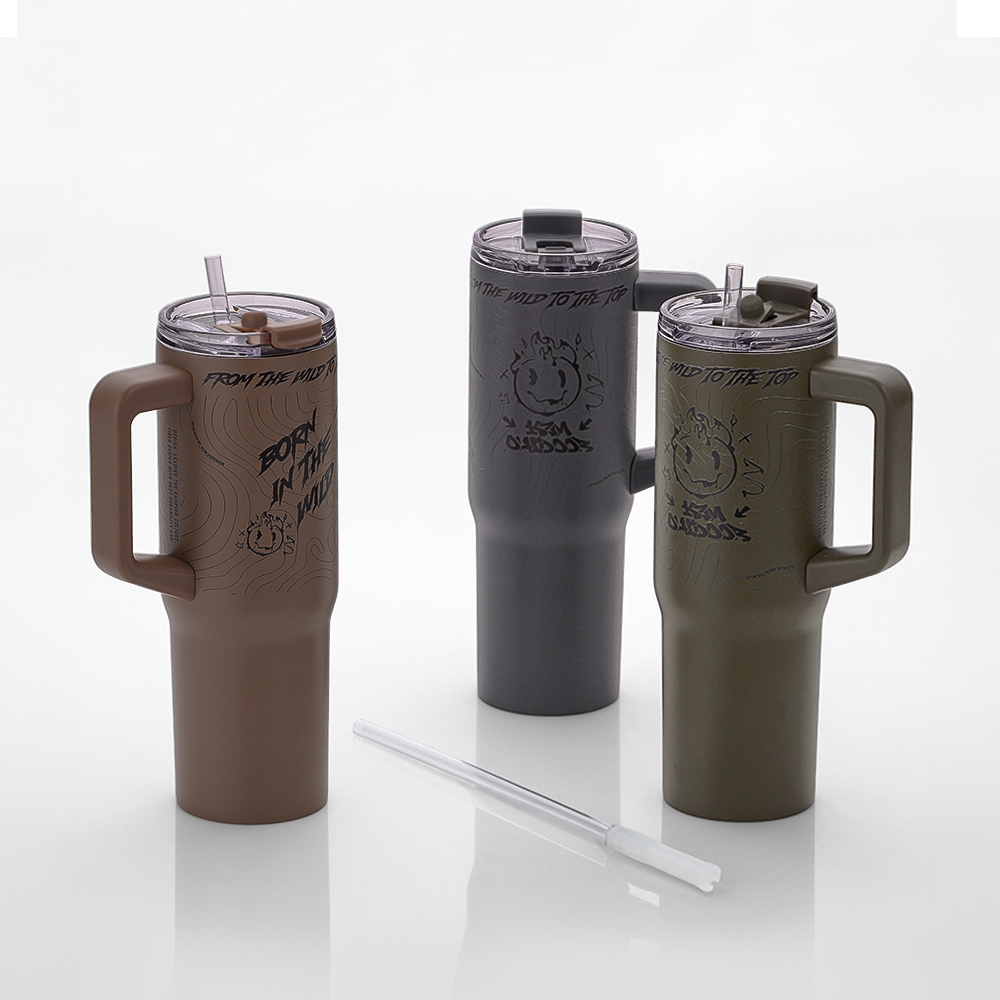 (預購) KZM 美式街頭不鏽鋼杯840ml