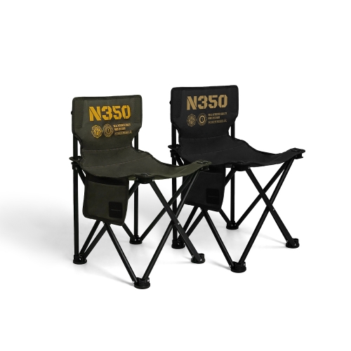 KZM N350輕巧折疊椅(黑色)