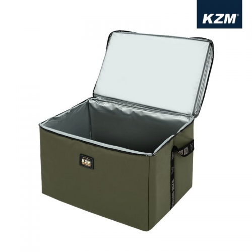 KZM 素面個性保冷袋45L(軍綠色)