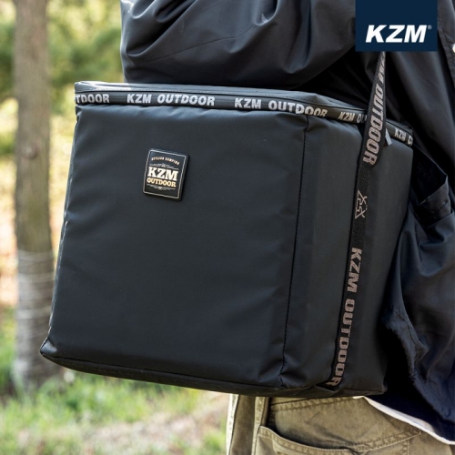 KZM 素面個性保冷袋15L(黑色)